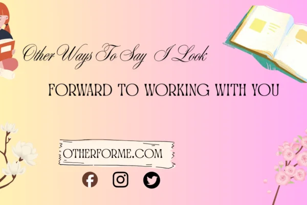 other ways to say I look forward to working with you