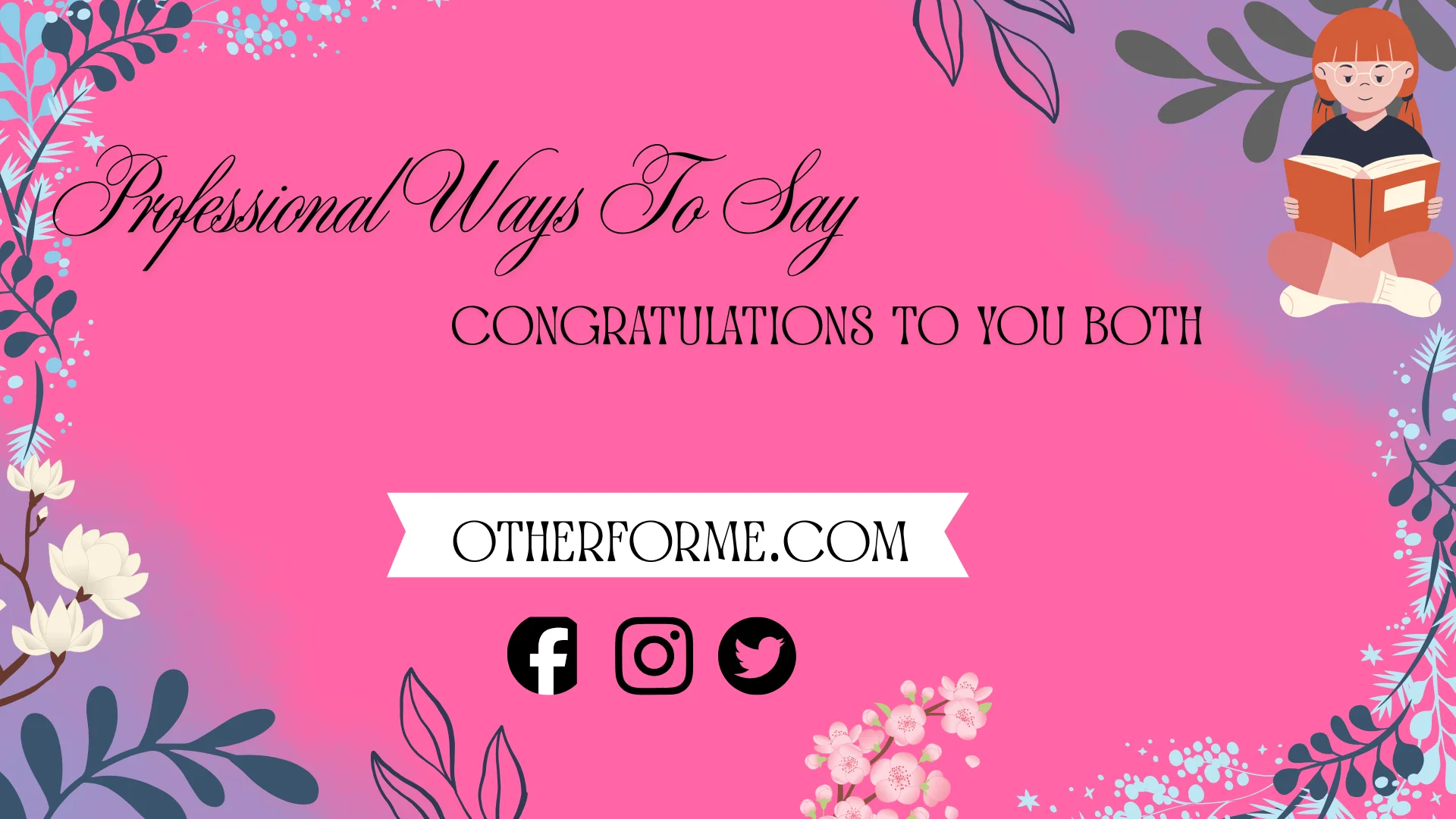 professional ways to say congratulations to you both