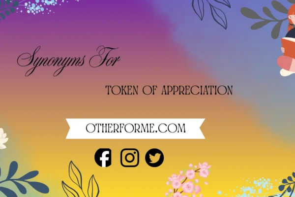 synonyms for token of appreciation