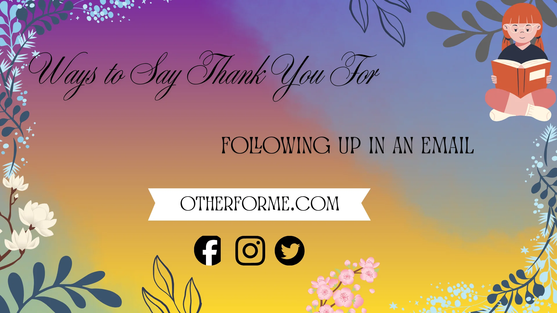 ways to say thank you for following up in an email