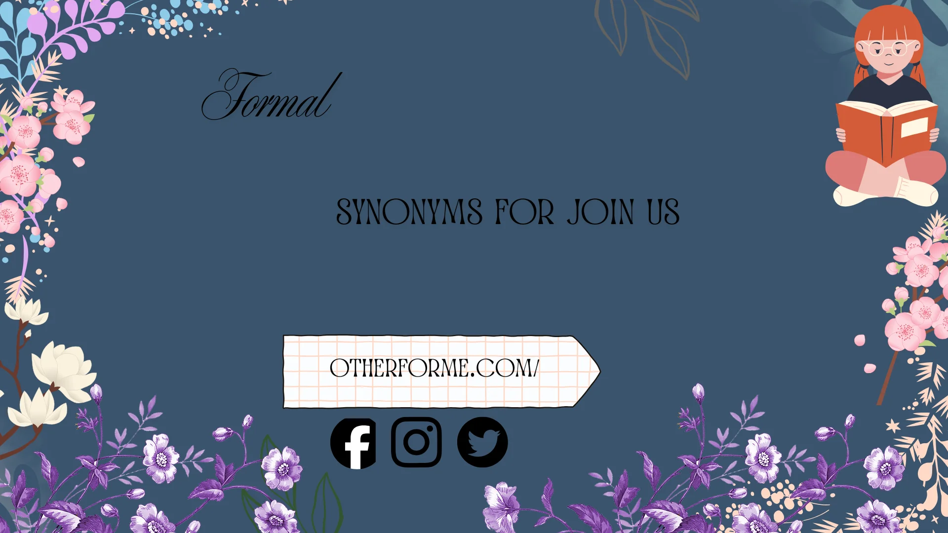 formal synonyms for join us