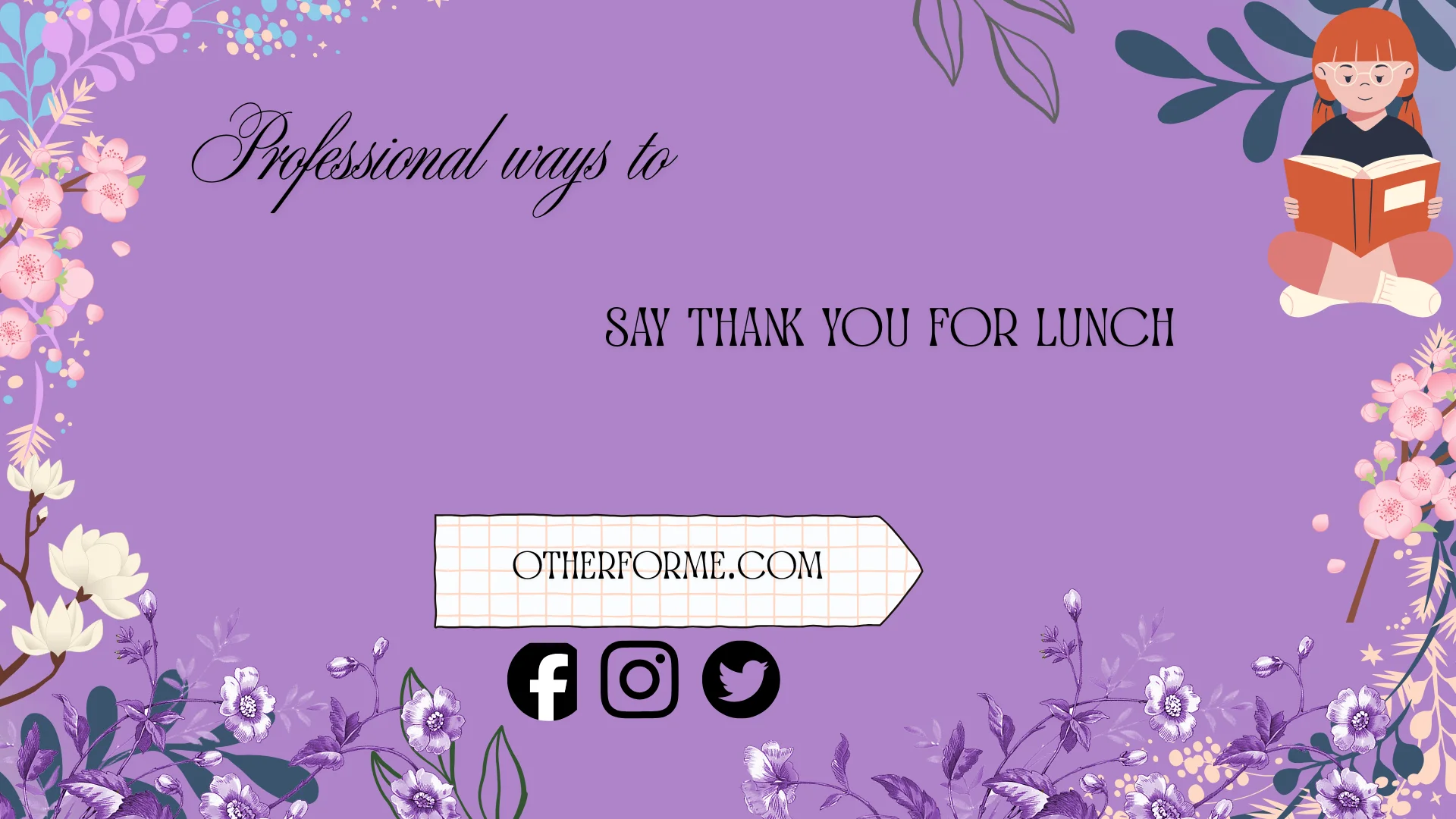 professional ways to say thank you for lunch