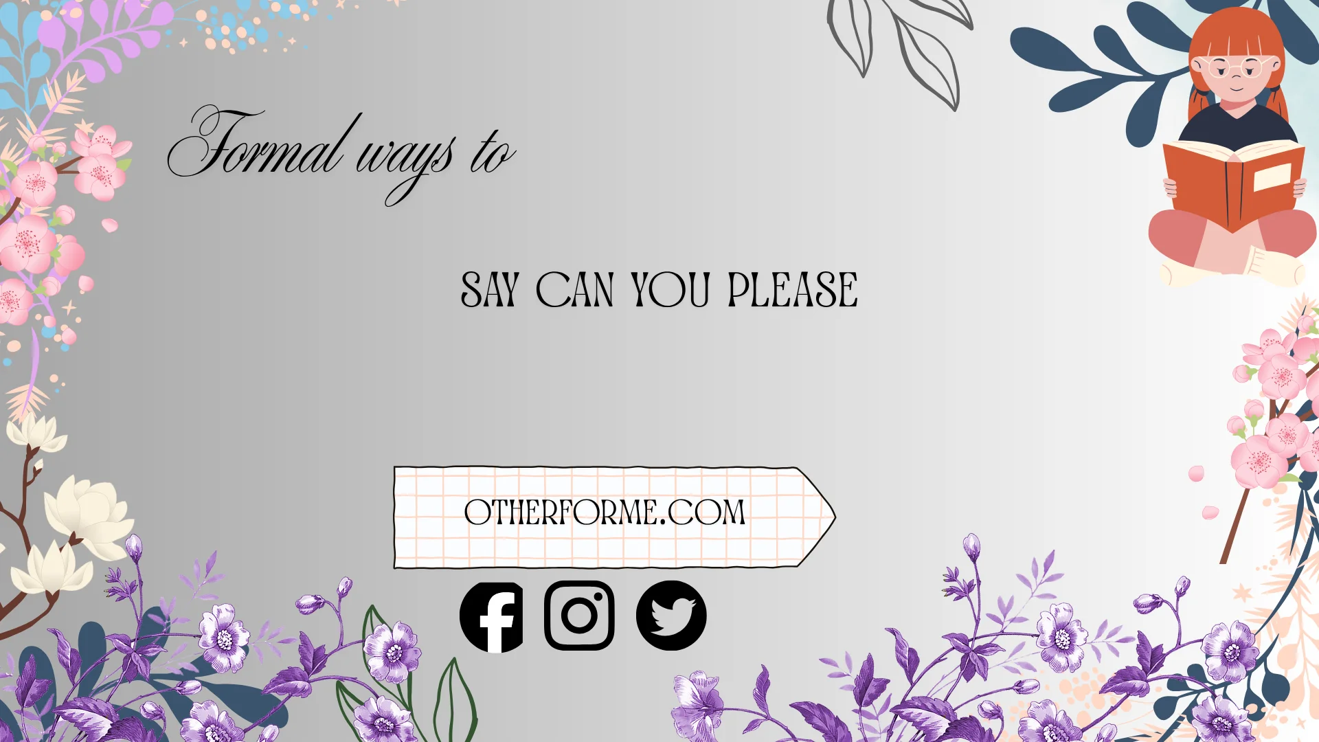 formal ways to say can you please