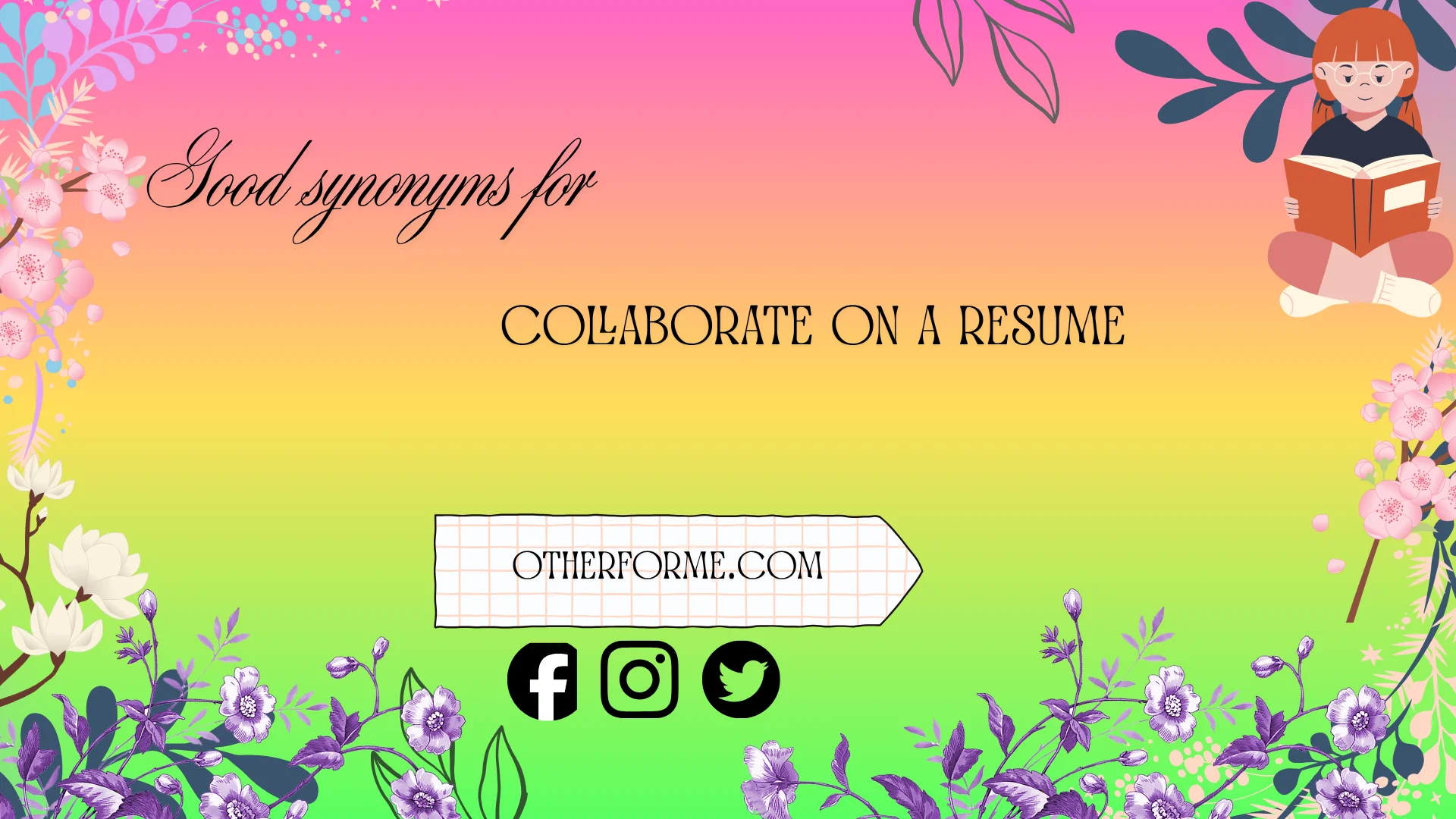 synonyms for collaborate on a resume