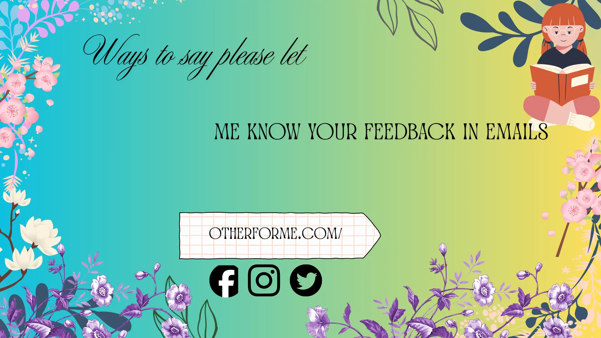 please let me know your feedback alternatives