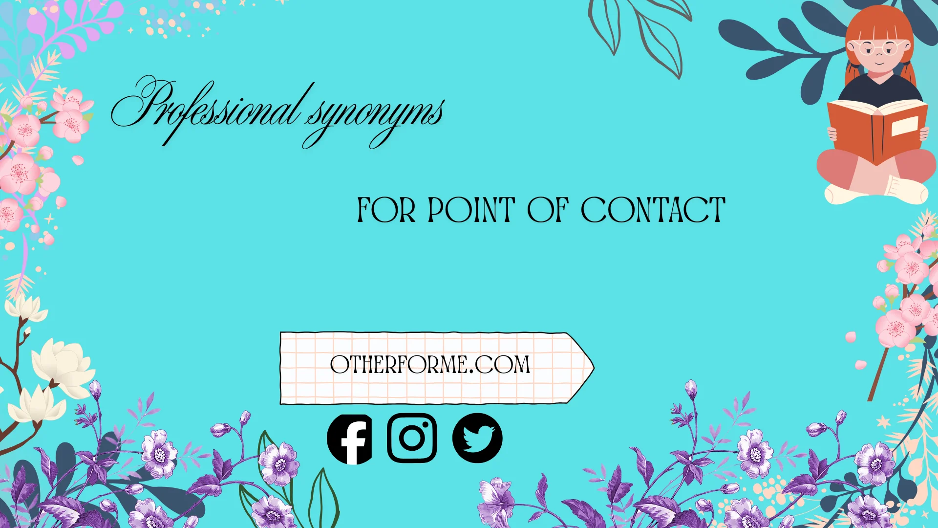 professional synonyms for point of contact
