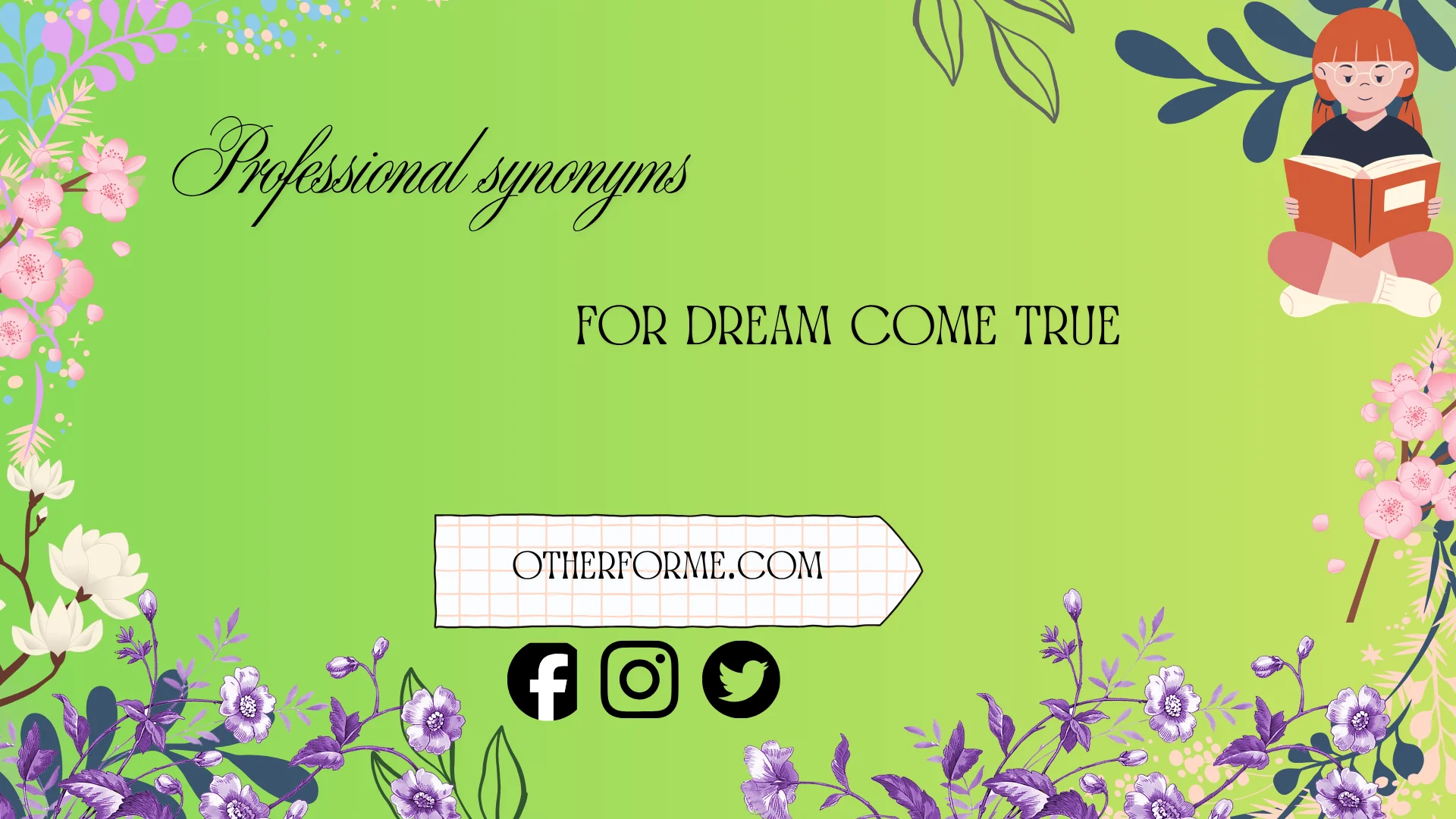 professional synonyms for dream come true