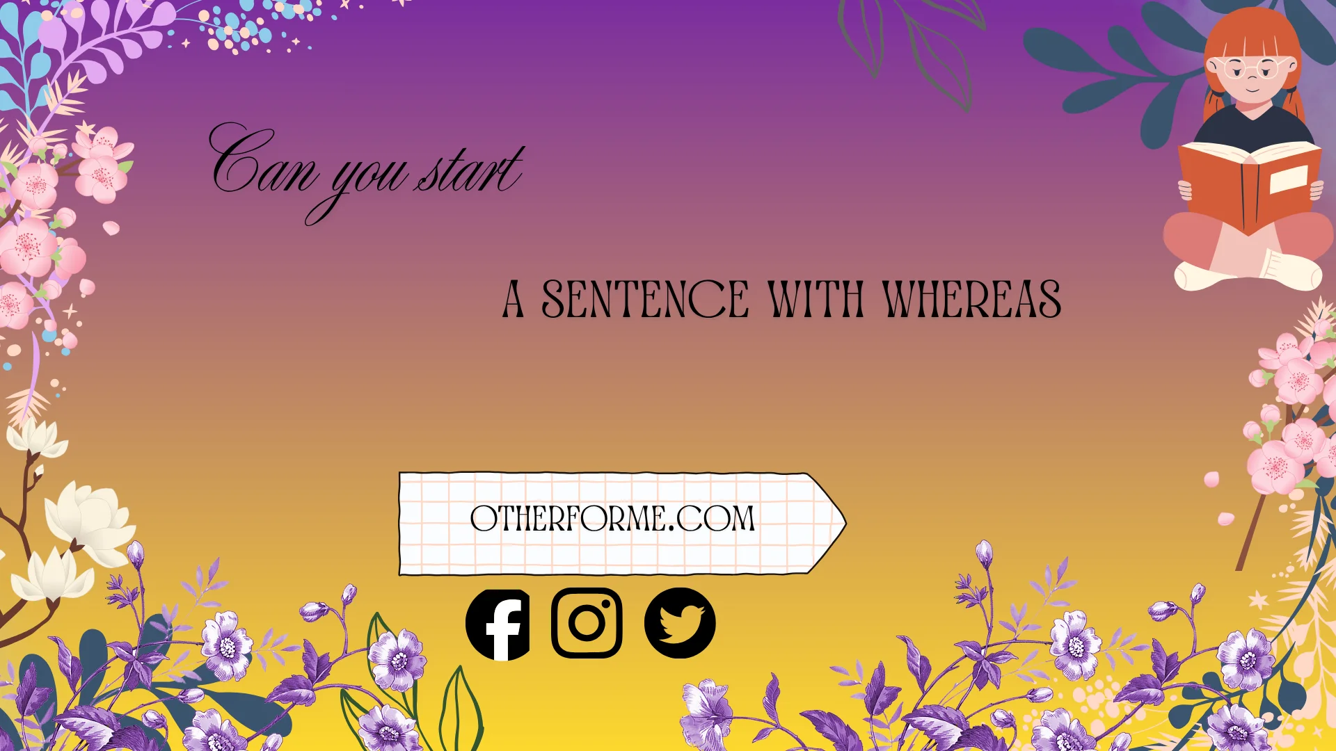 can you start a sentence with whereas