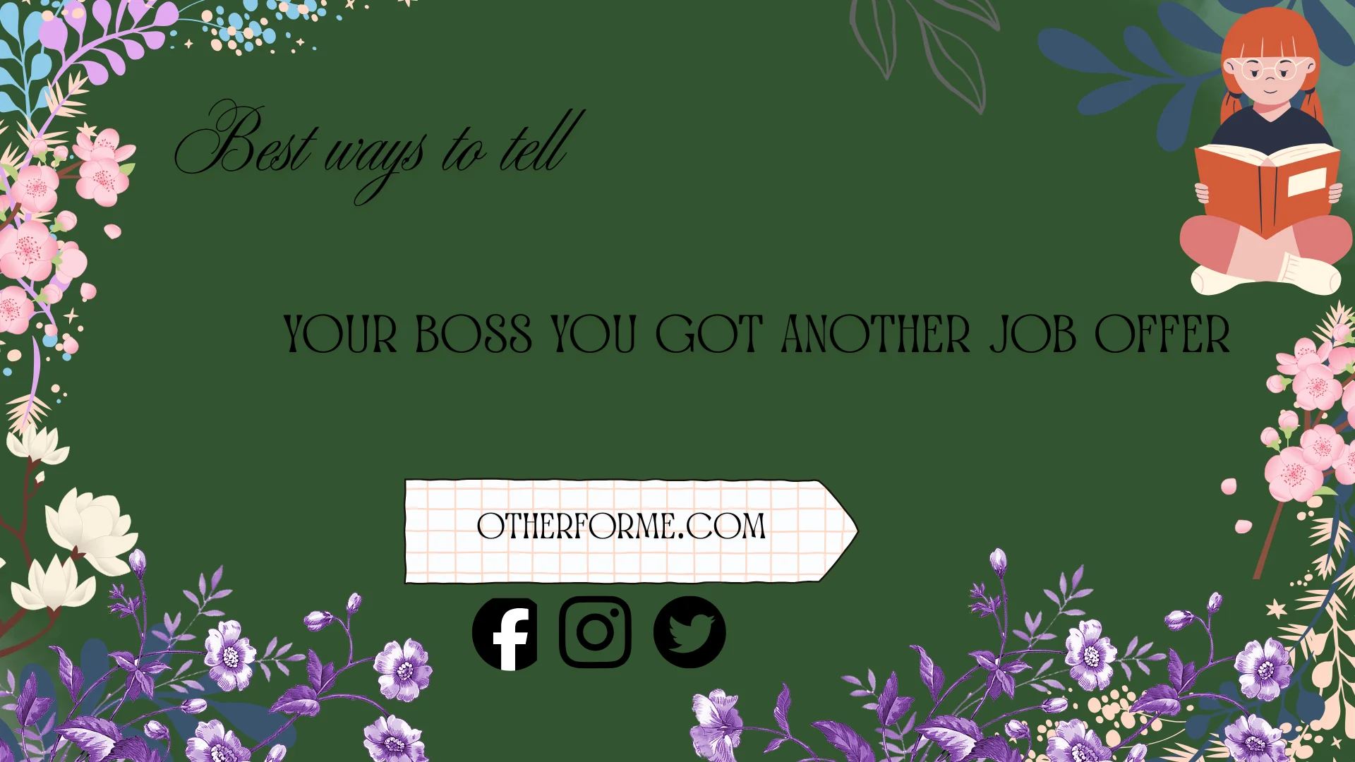 tell your boss you got another job offer