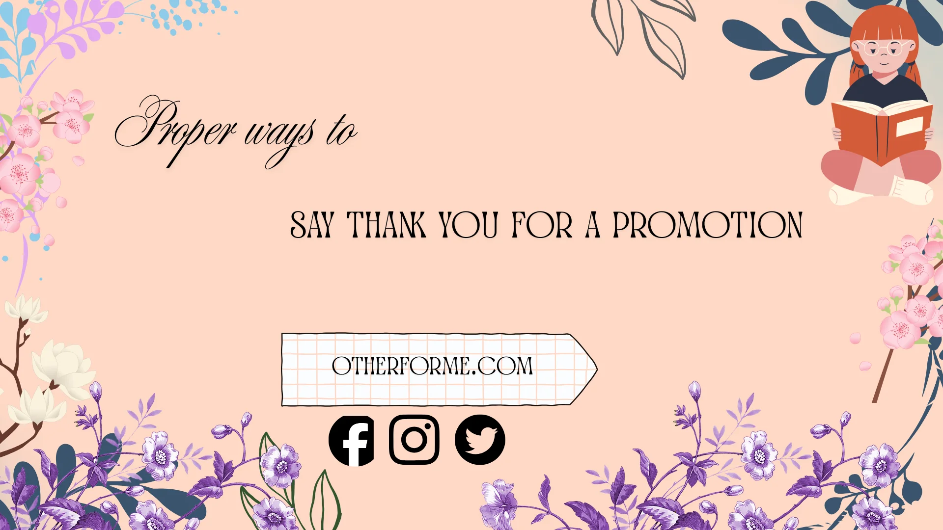 thank you for promotion