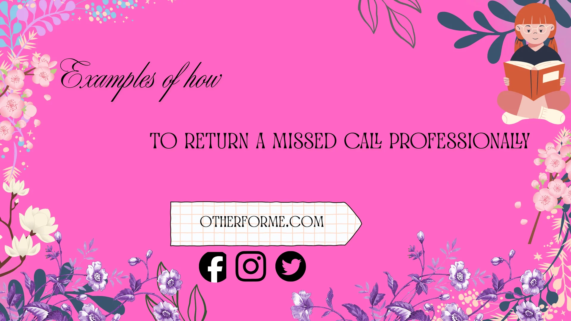 examples of how to return a missed call professionally