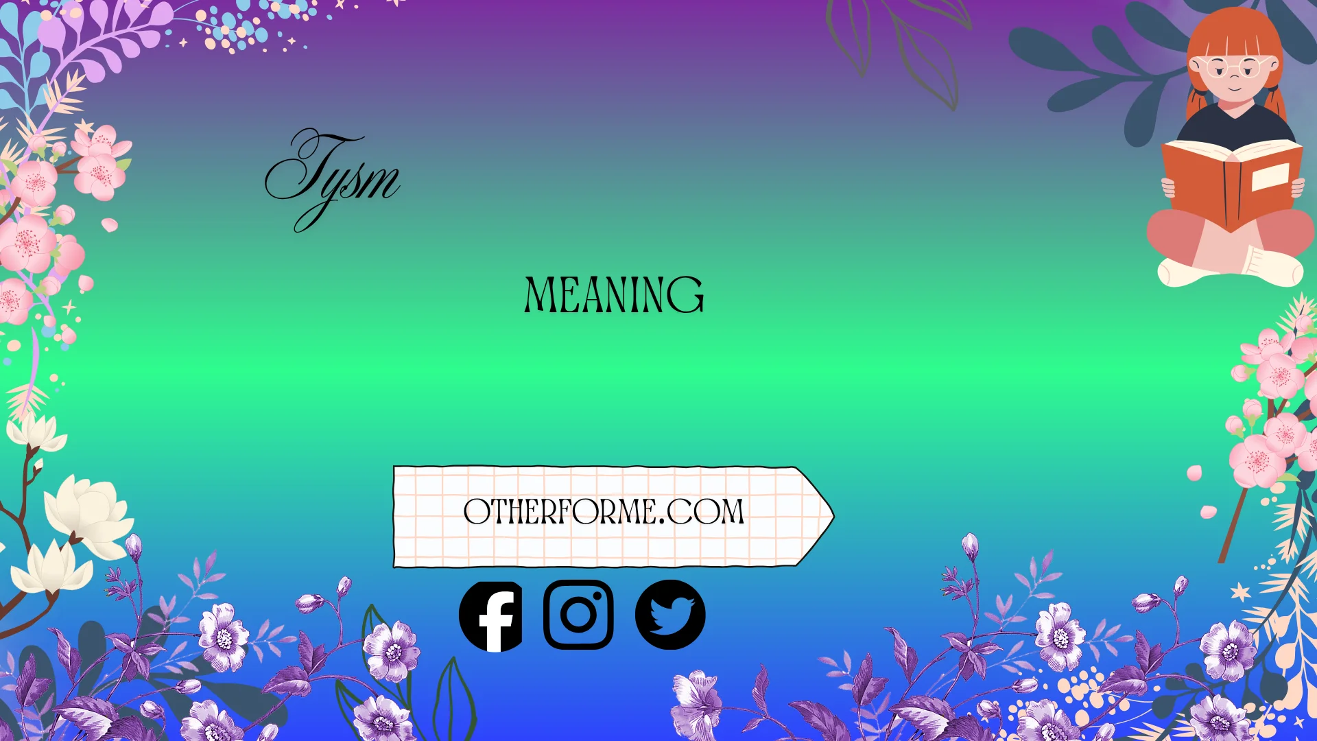 tysm meaning