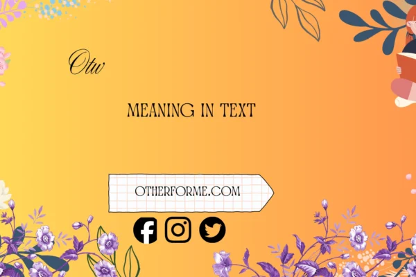 otw meaning in text