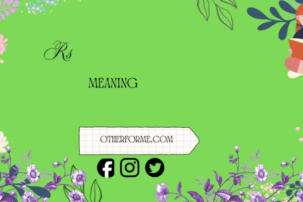 rs meaning
