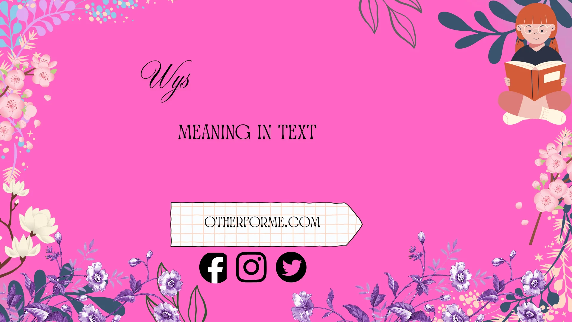wys meaning in text
