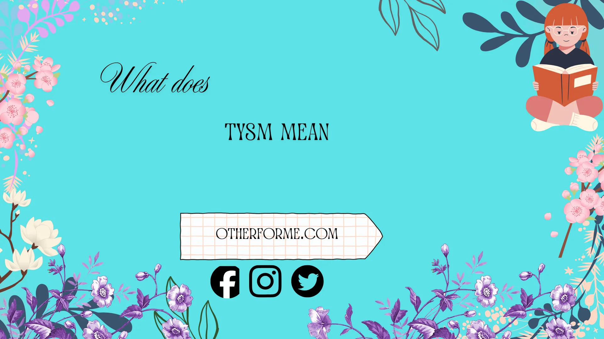 what does tysm mean