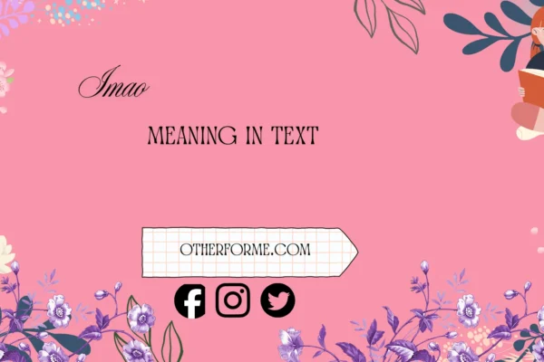 imao meaning in text