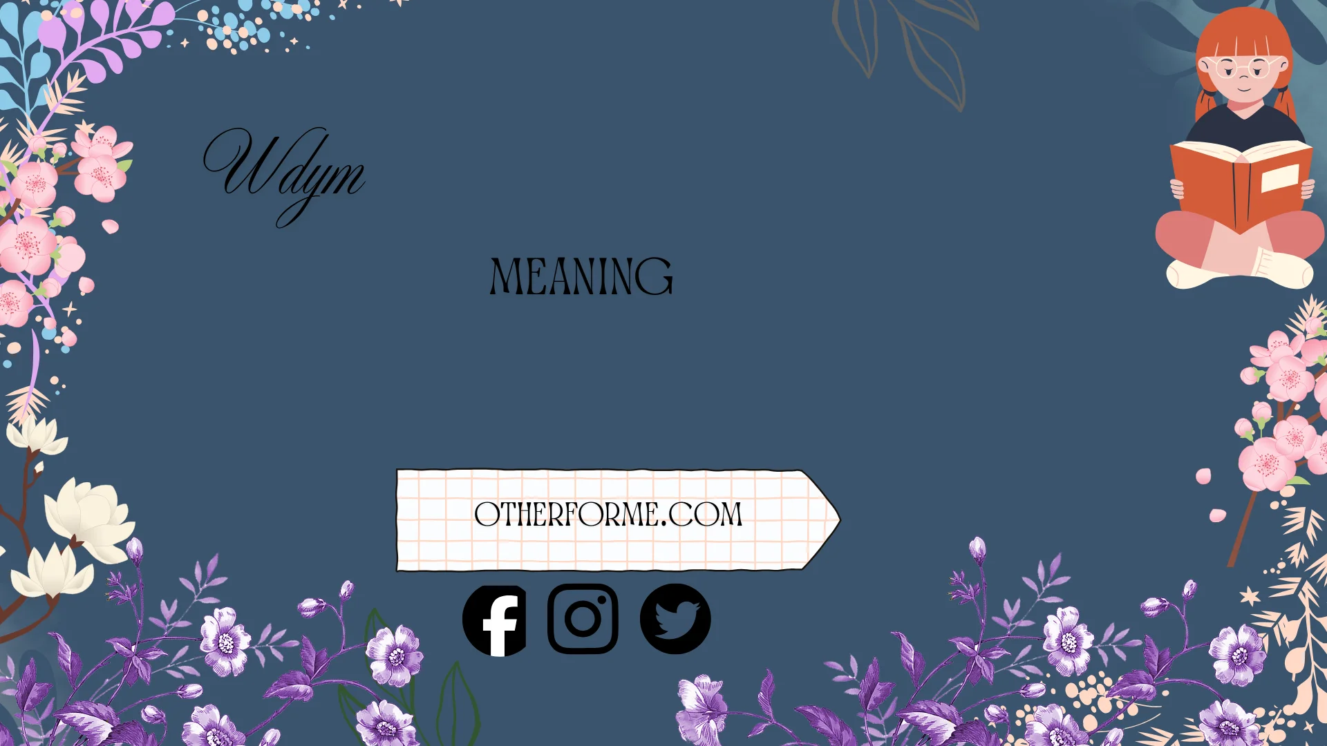 wdym meaning