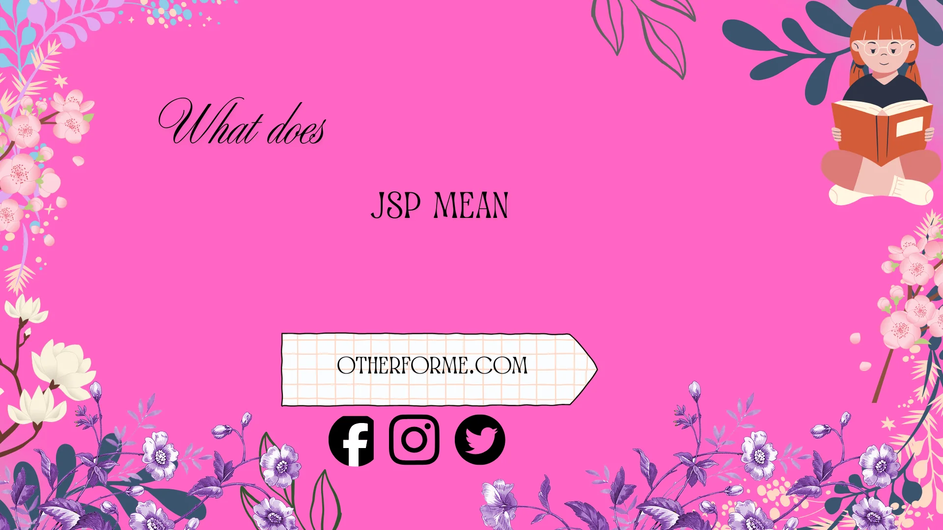 what does jsp mean