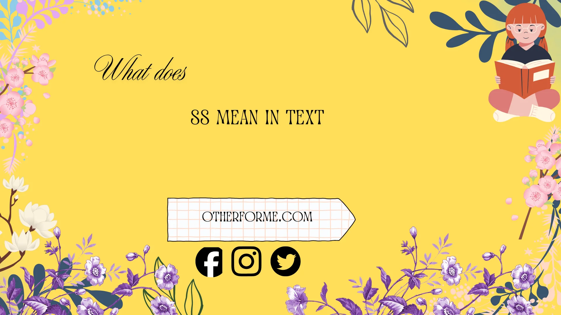 what does ss mean in text
