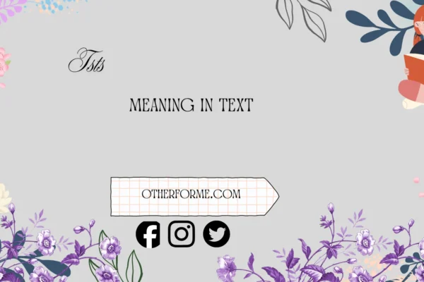 tsts meaning in text