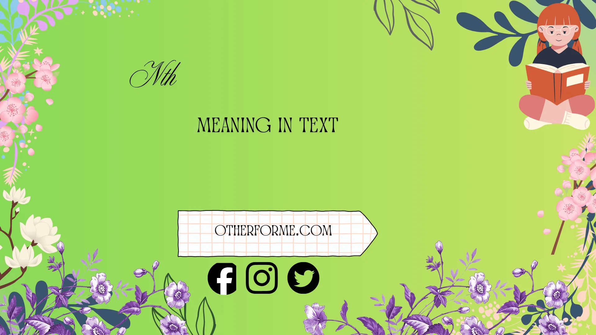 nth meaning in text