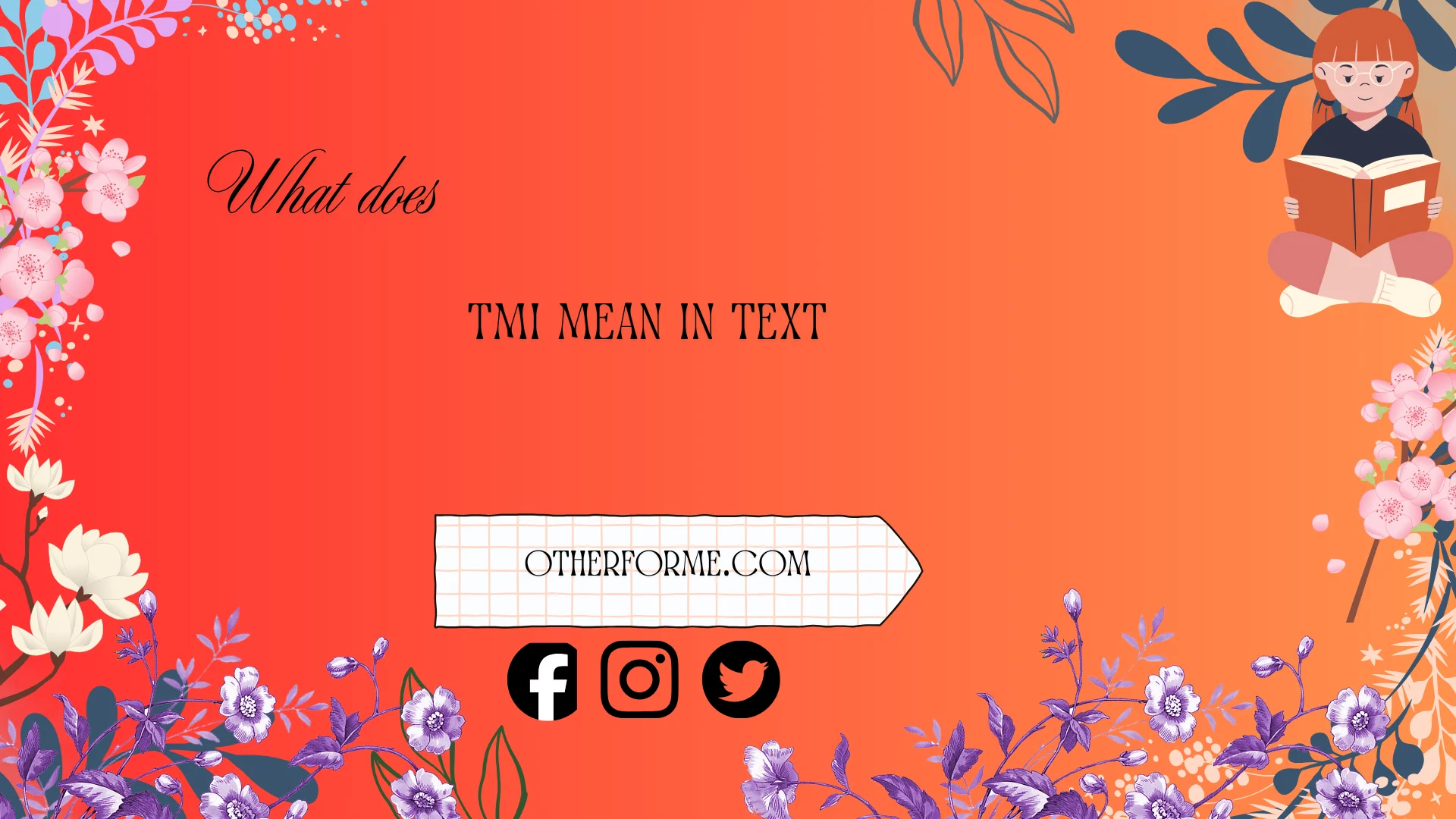 what does tmi mean in text