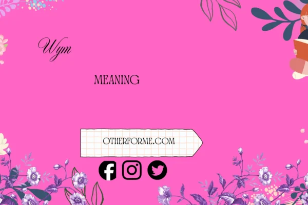 what does wym mean