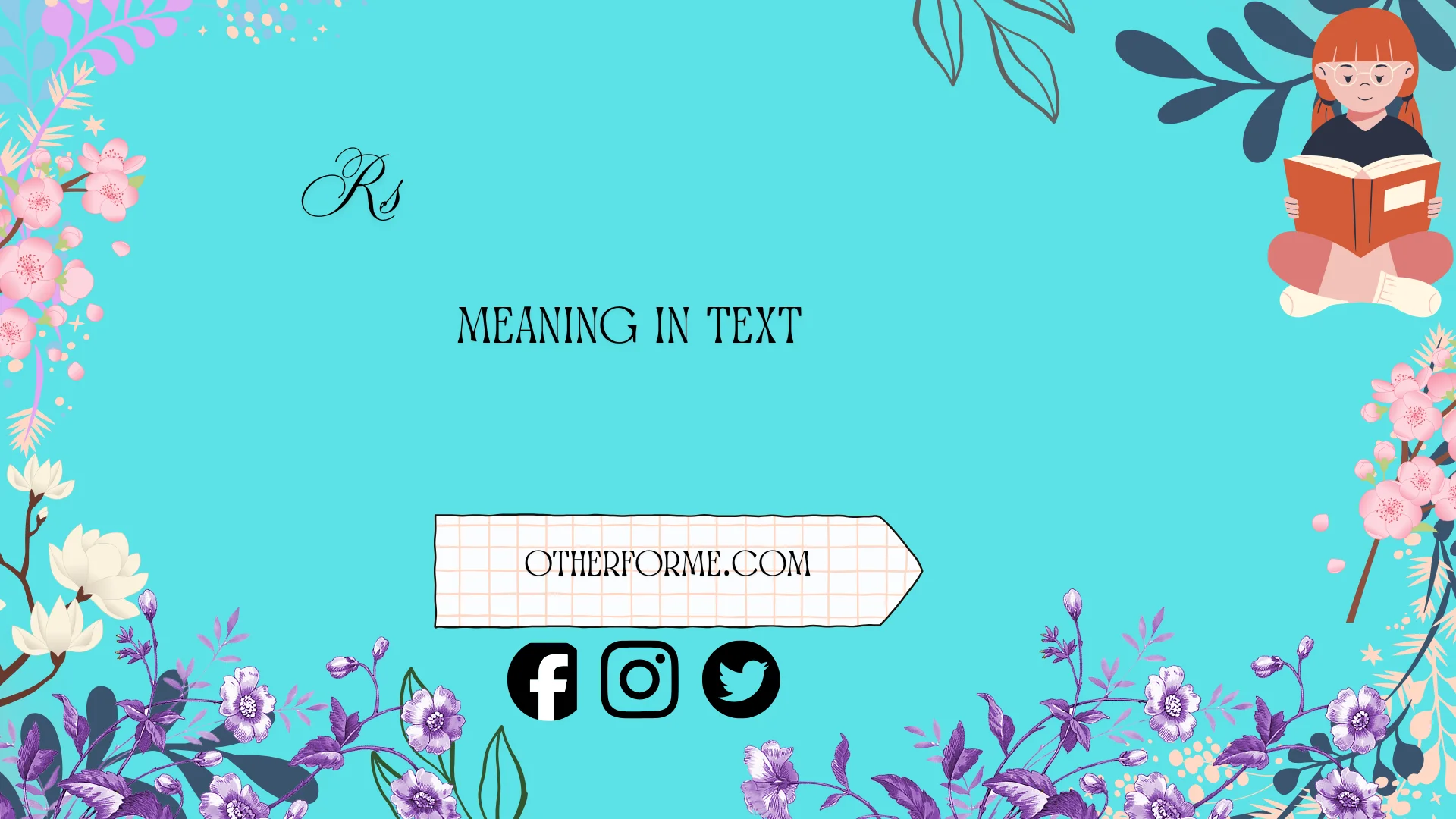 rs meaning in text