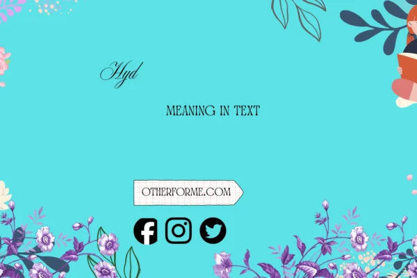 hyd meaning in text