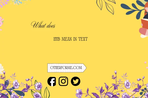 what does hyb mean in text