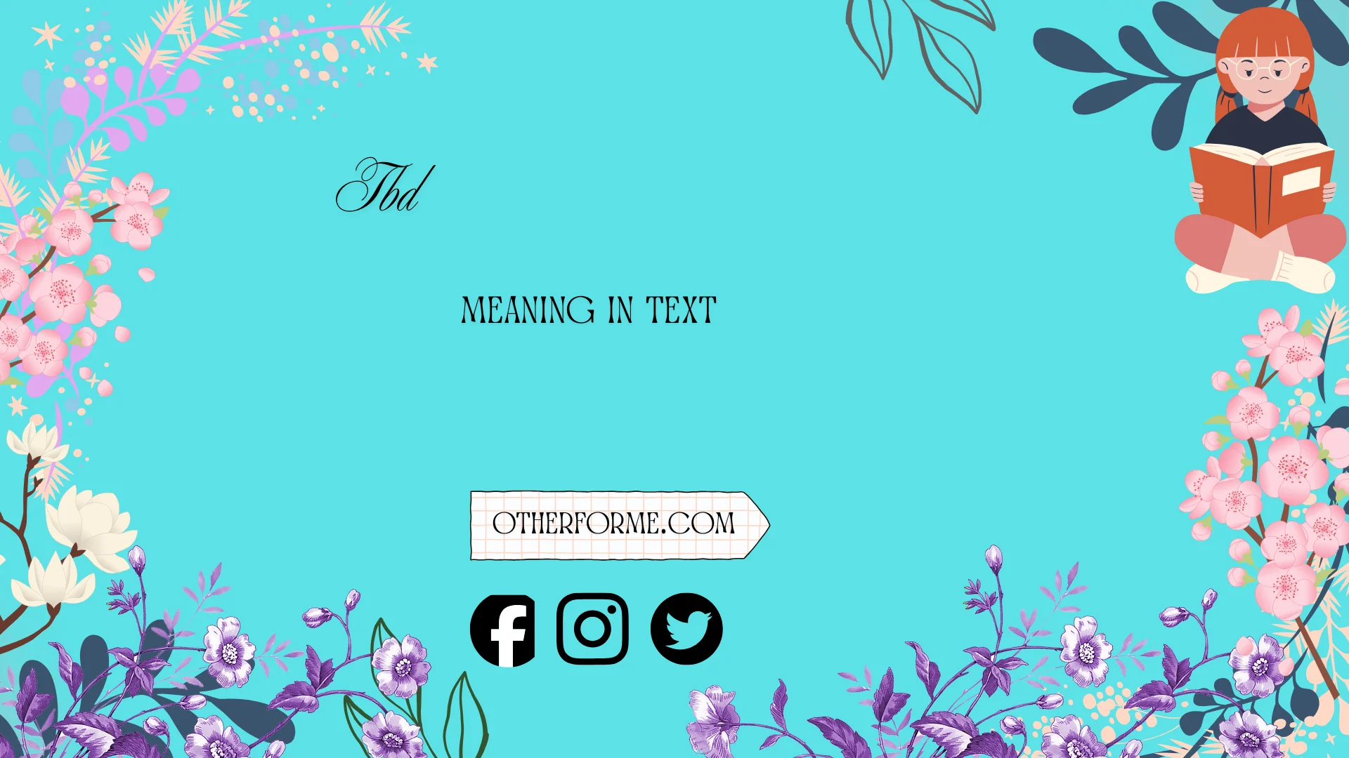 what does tbd mean in text