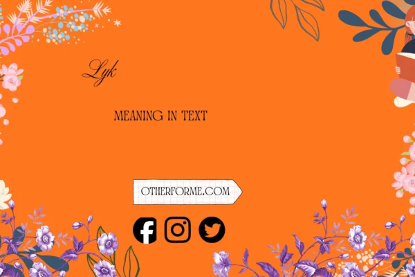 lyk meaning in text