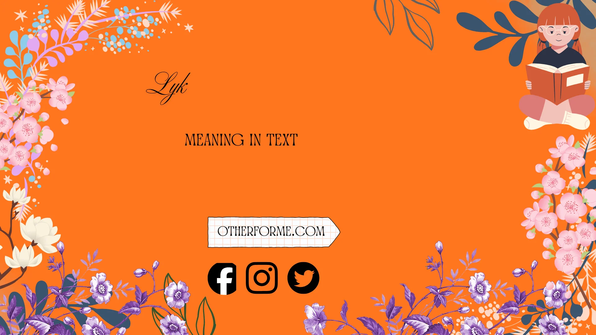 lyk meaning in text