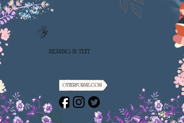 gg meaning in text