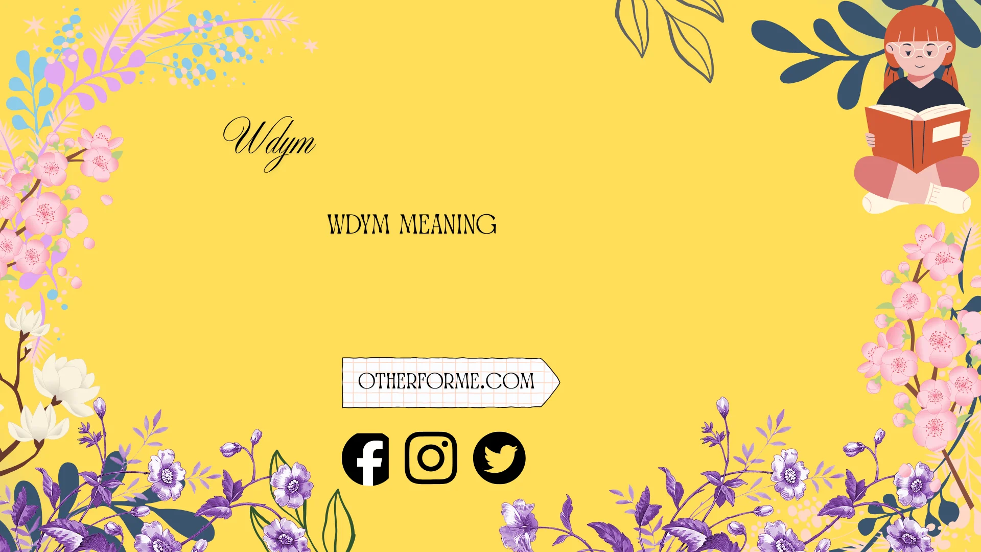 wdym meaning