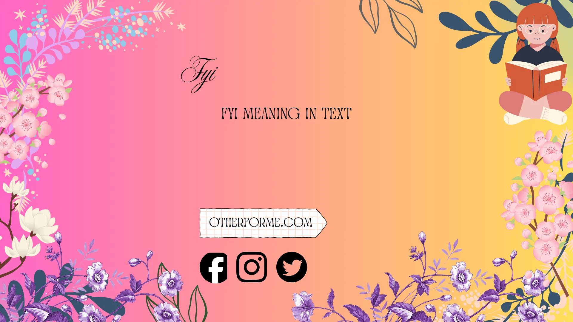 fyi meaning in text