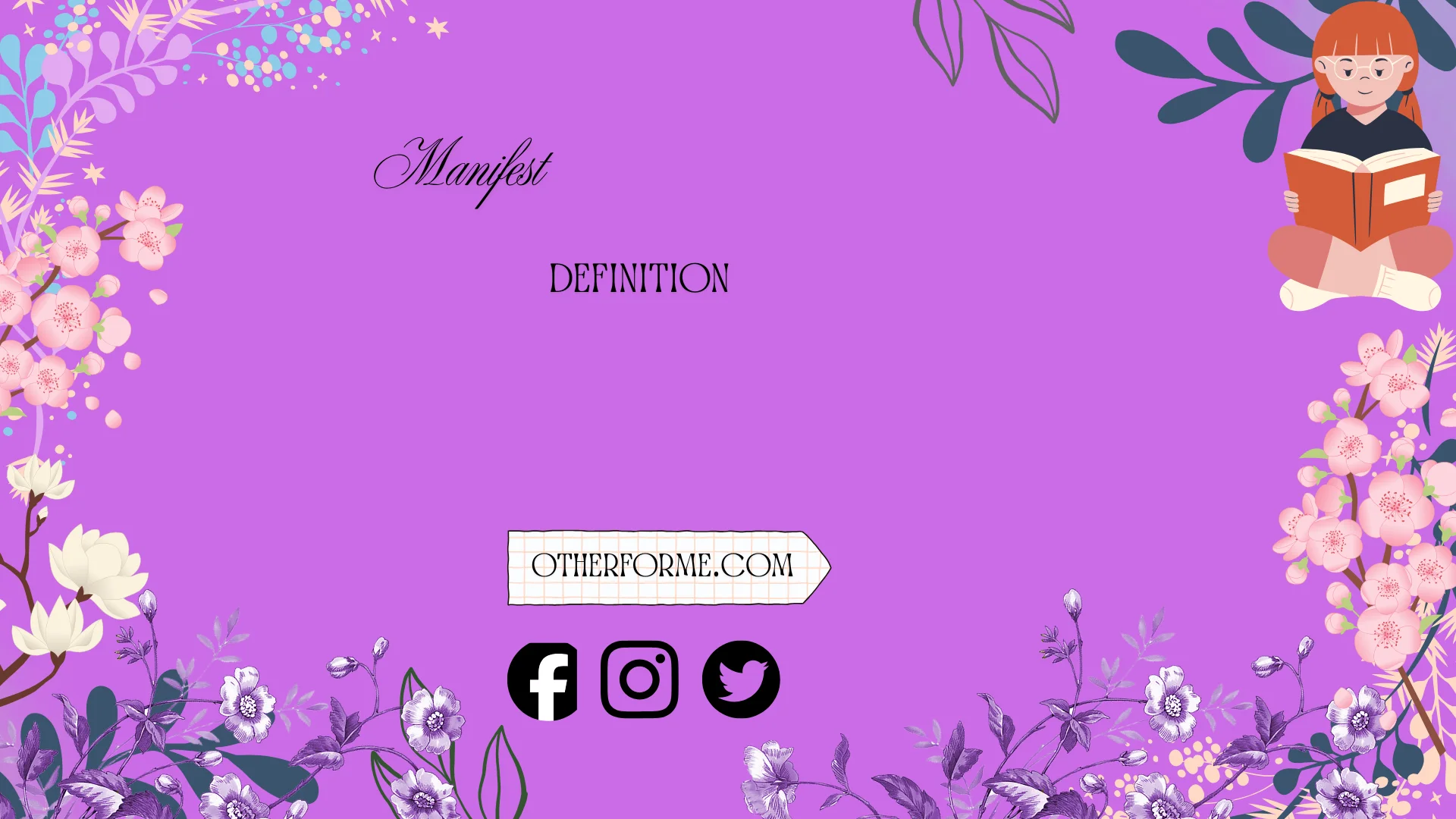manifest definition