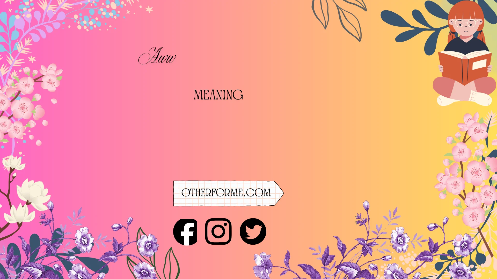 aww meaning in text