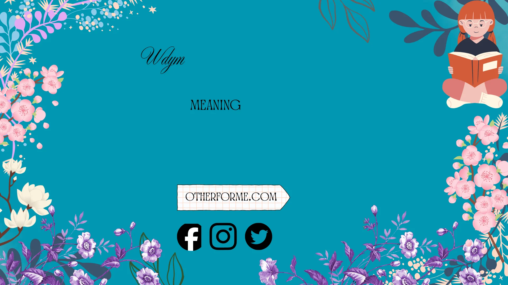 wdym meaning