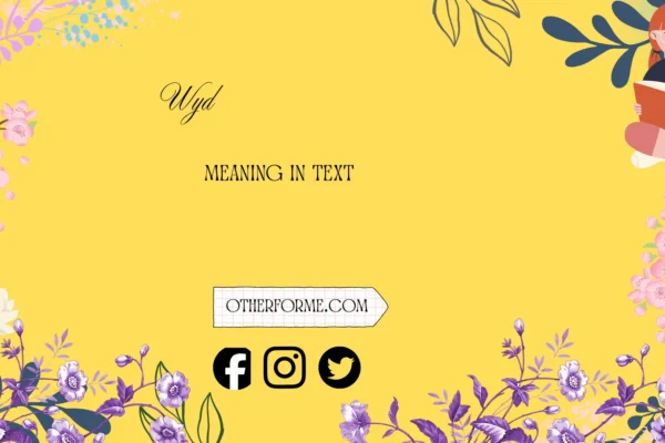 wyd meaning in text