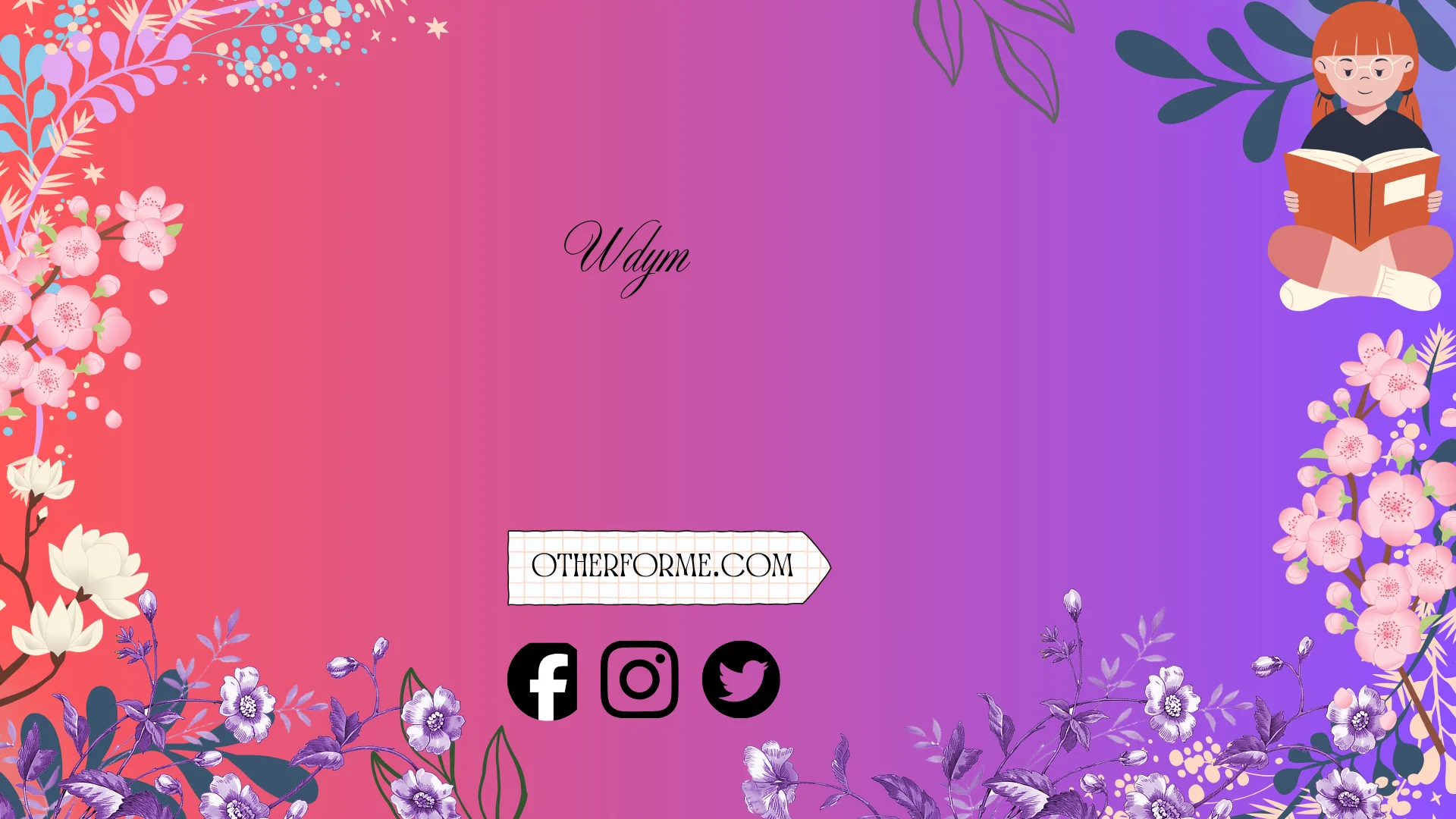 wdym meaning
