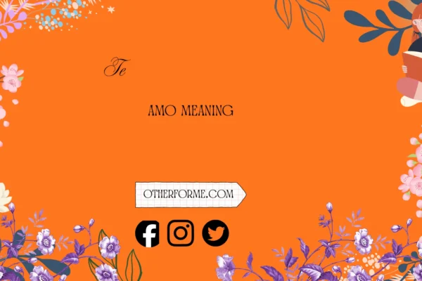 te amo meaning