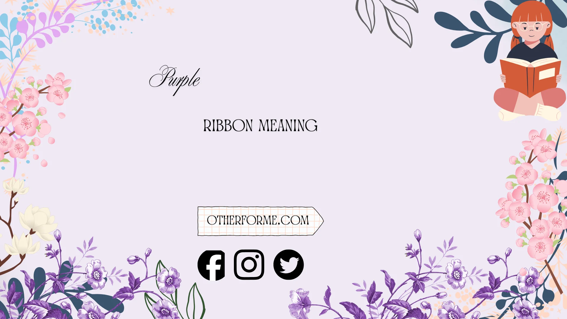 purple ribbon meaning