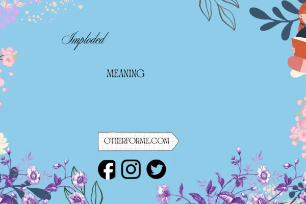 imploded meaning
