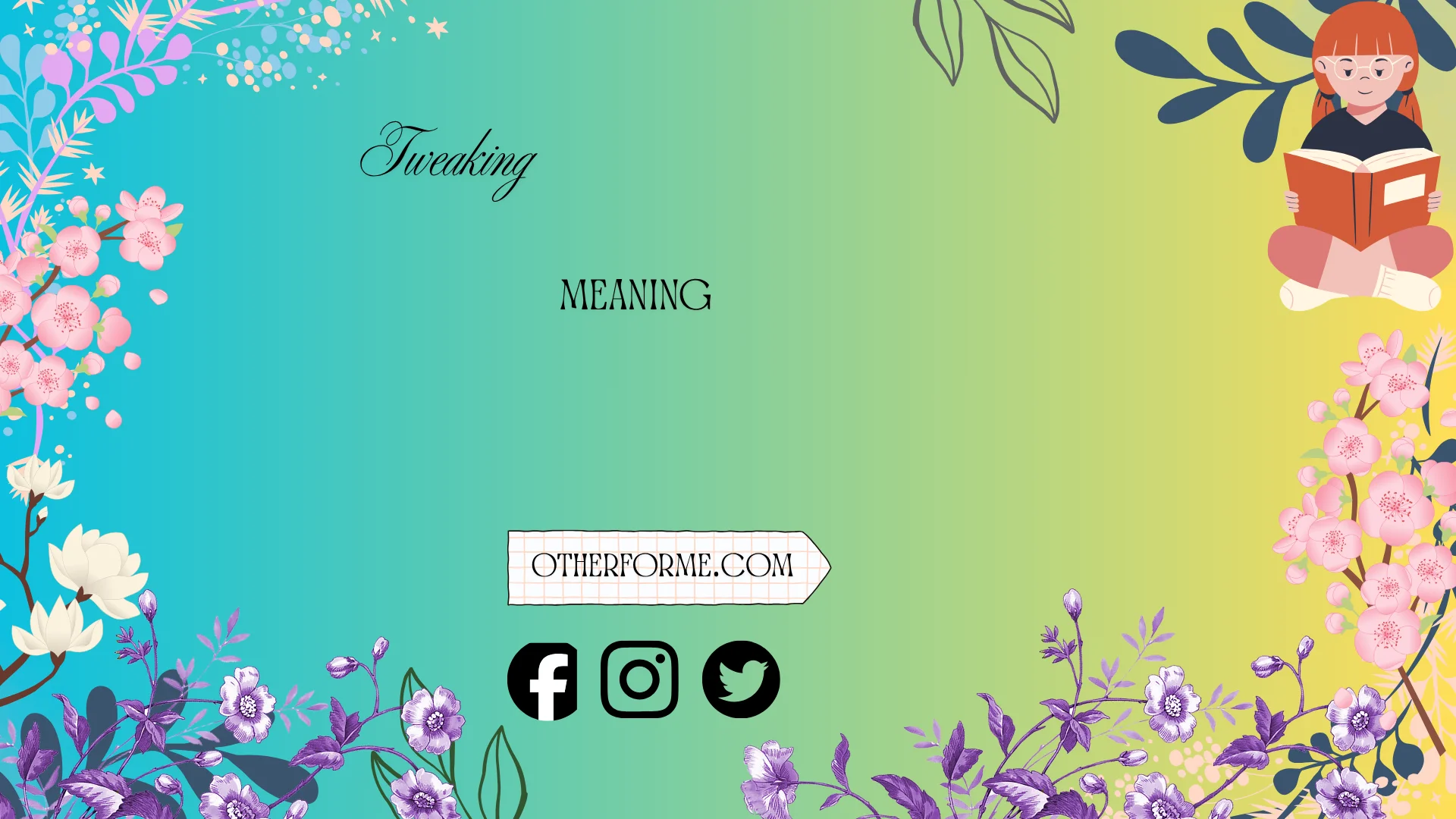 tweaking meaning