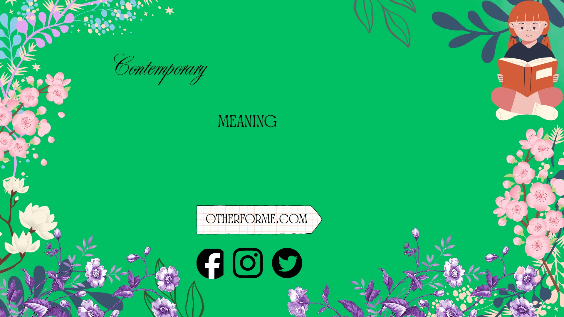 contemporary meaning