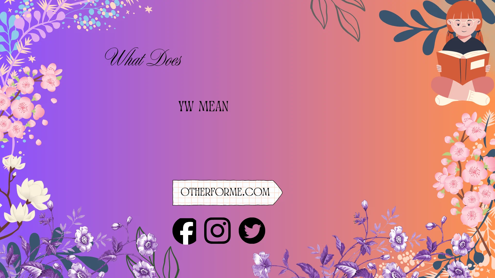what does yw mean