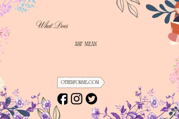 what does asf mean