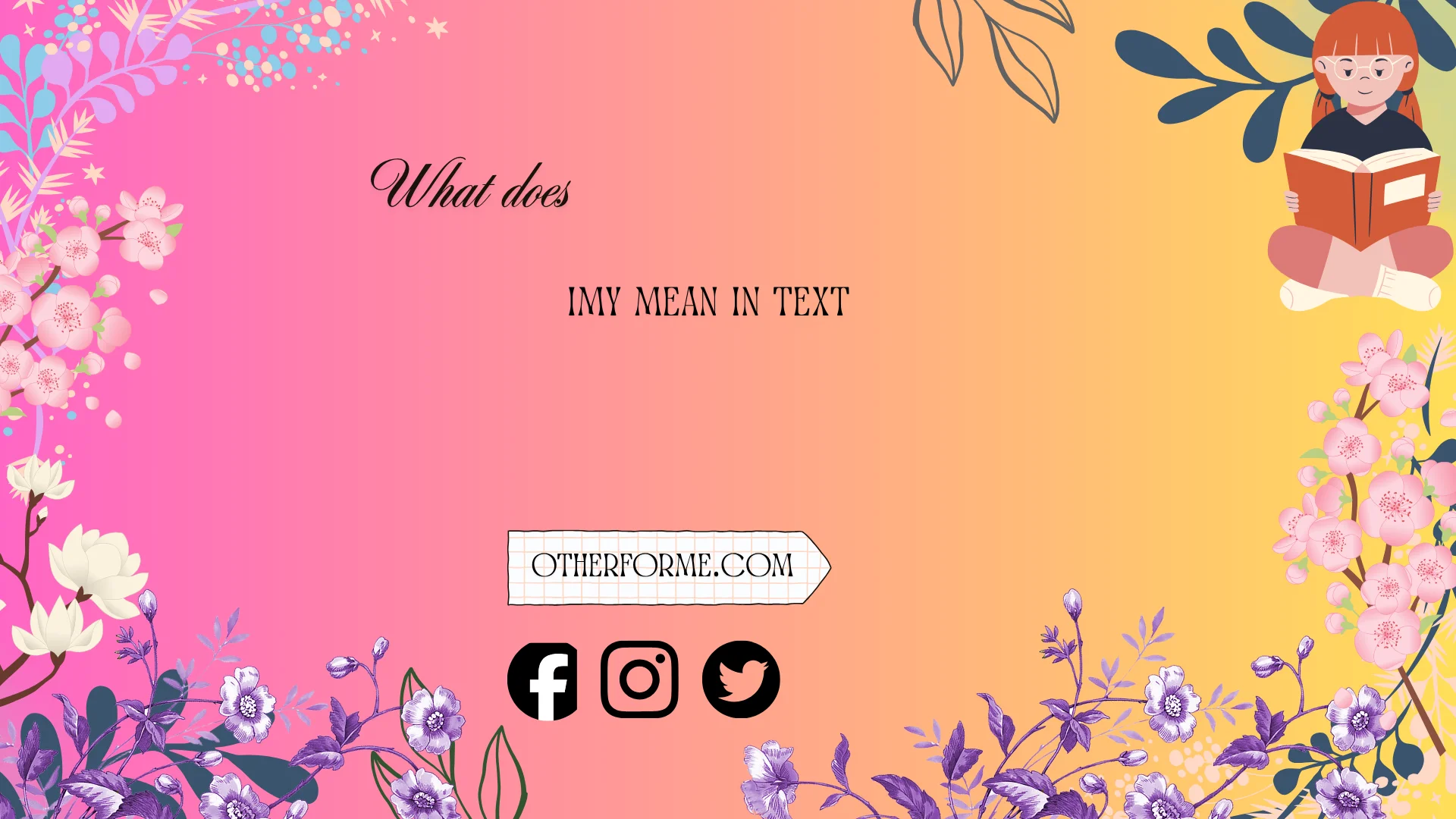 what does imy mean in text